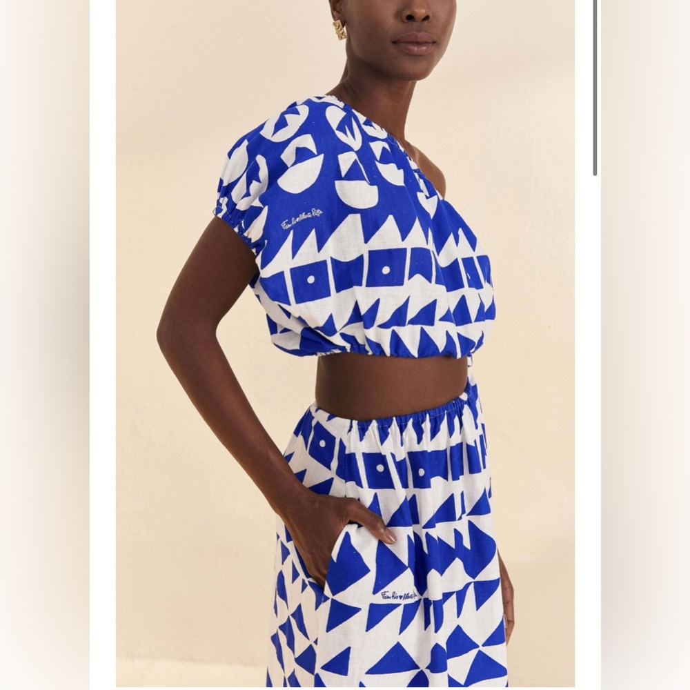 FARM Rio One Shoulder Maxi Dress